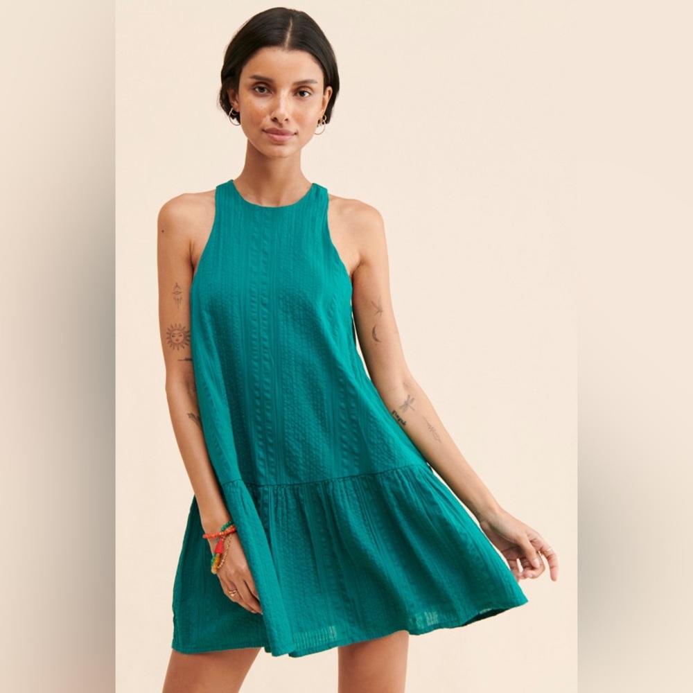 Urban Outfitters Maisy High-Neck Frock Dress